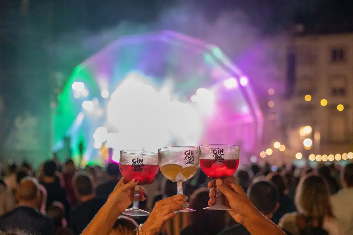 Haverá vários concertos e 30 pontos de venda de gin