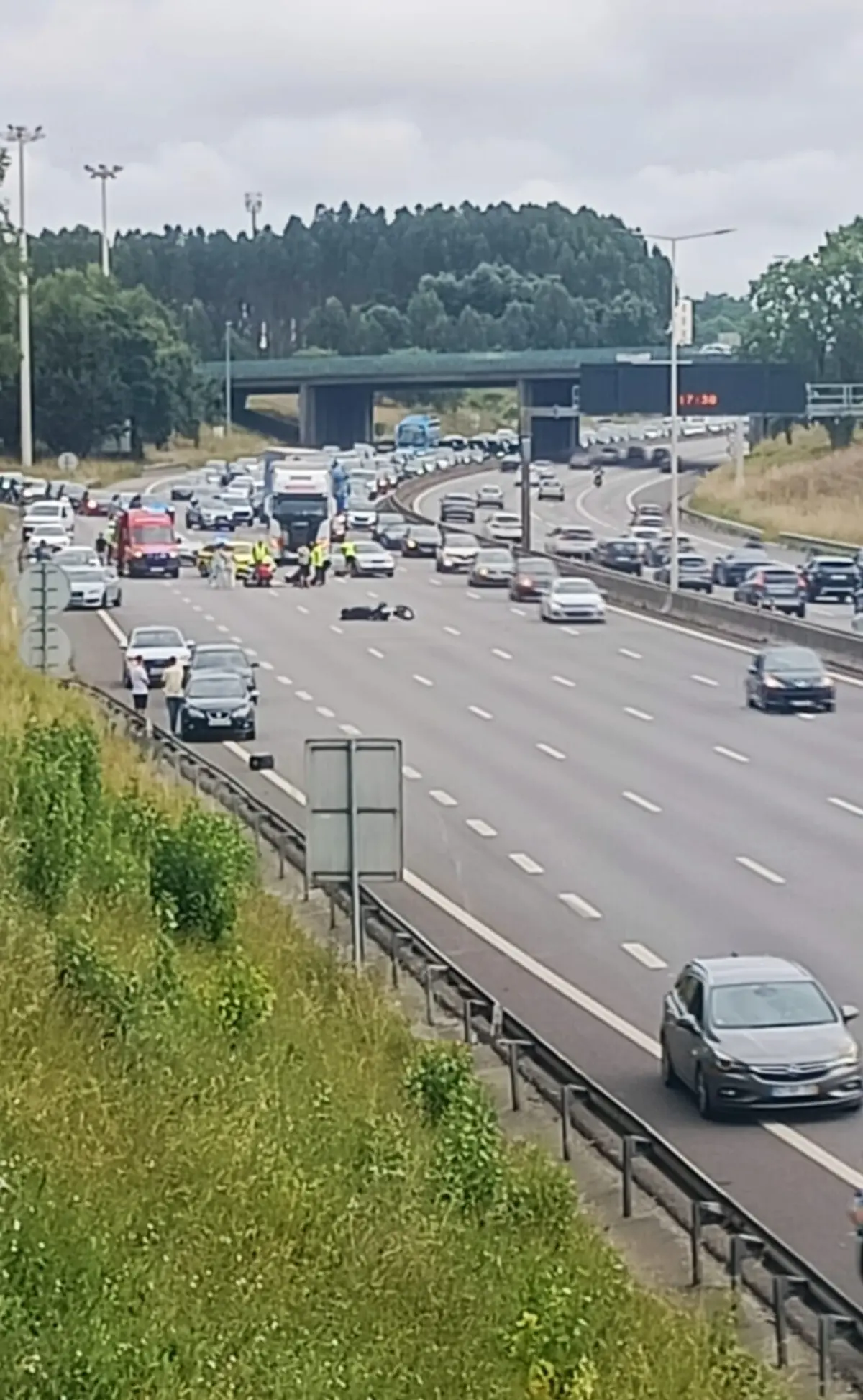 Imagem de contexto do artigo Dois feridos em acidente na A3 na Maia