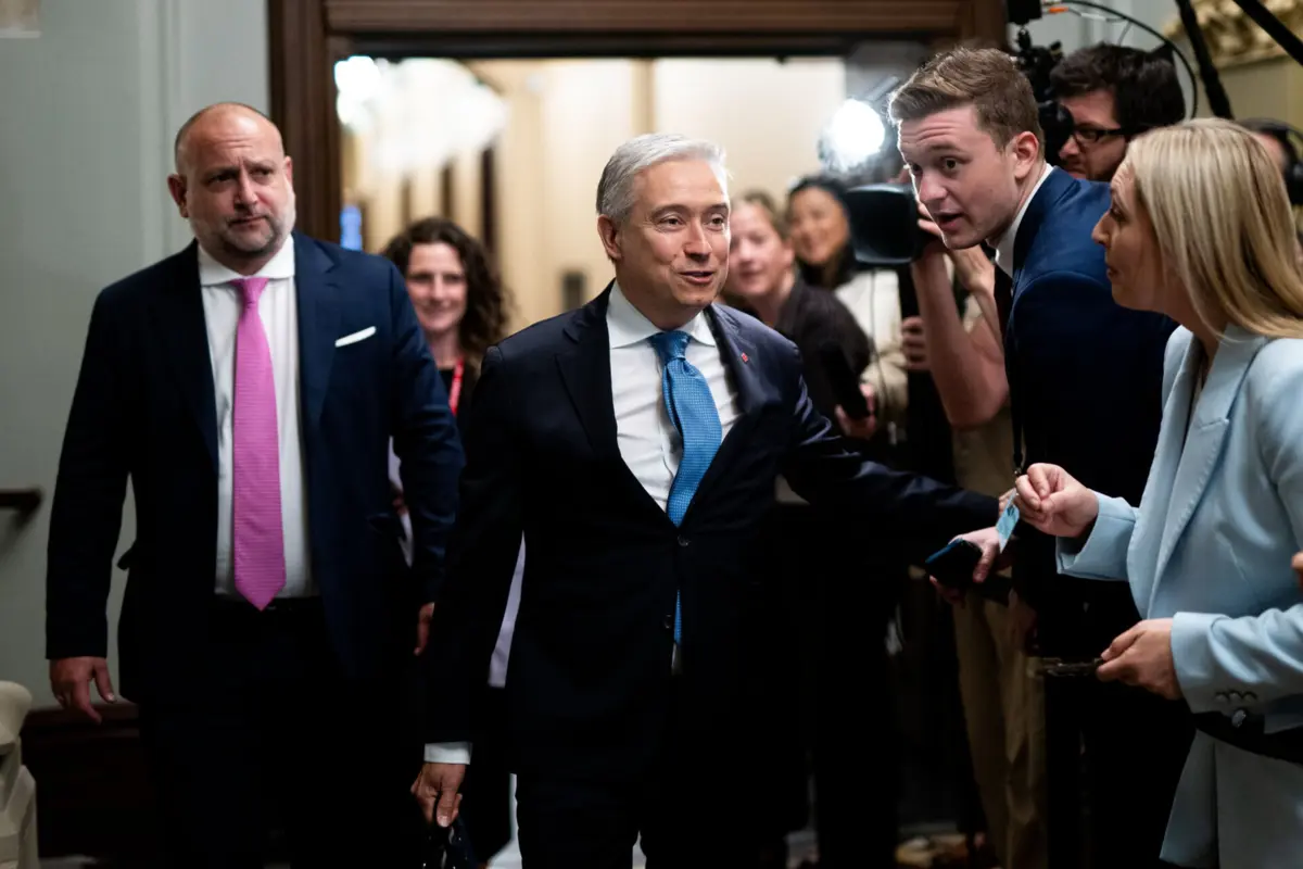 O ministro das Finanças do Canadá, François-Philippe Champagne