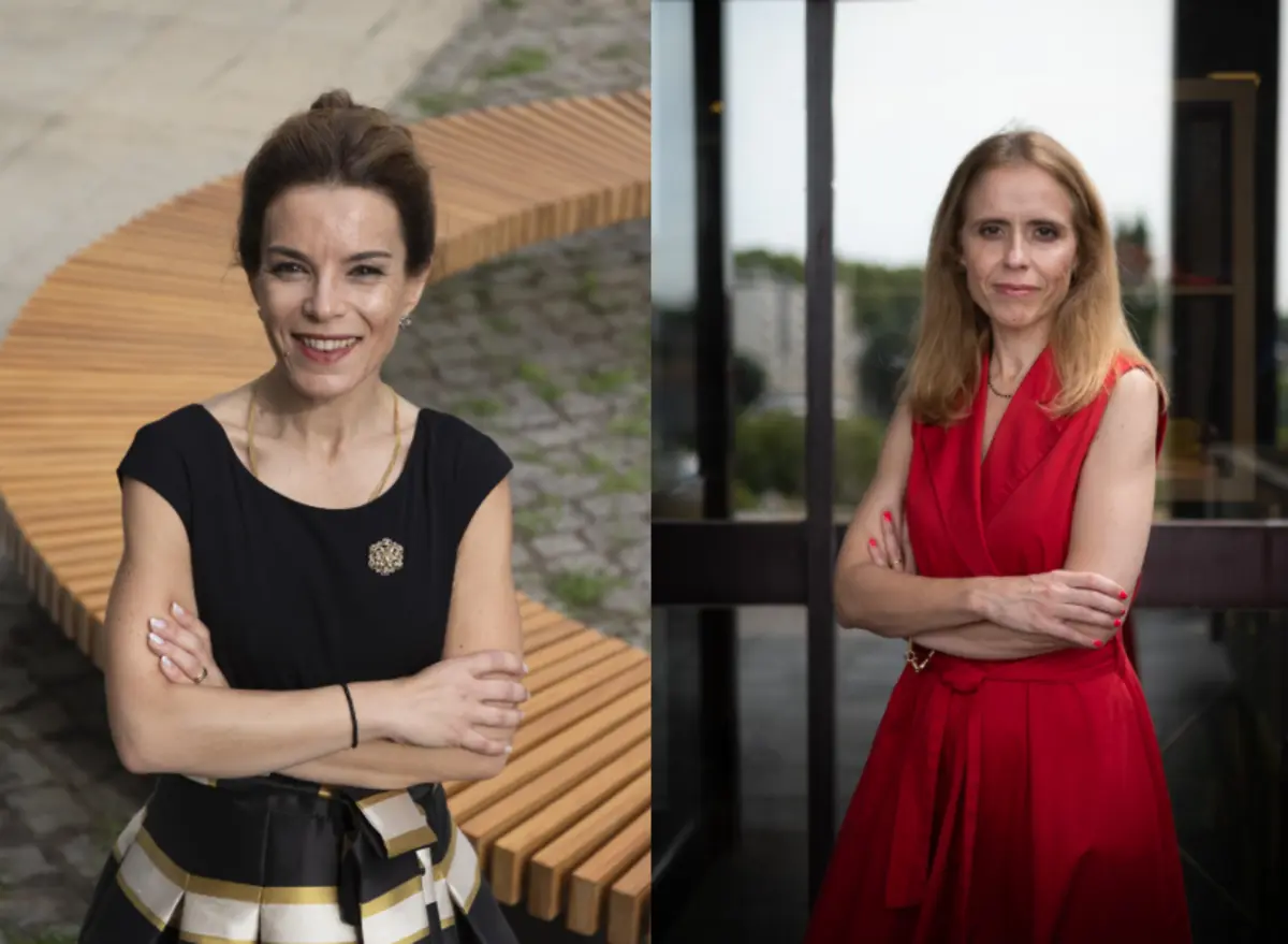 Bárbara Beleza (à esquerda) e Liliana Sousa (à direita)