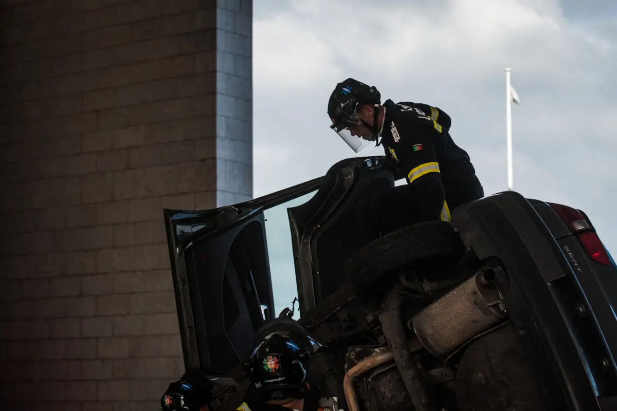 Feridos foram levados para o Hospital de Santa Maria para observação