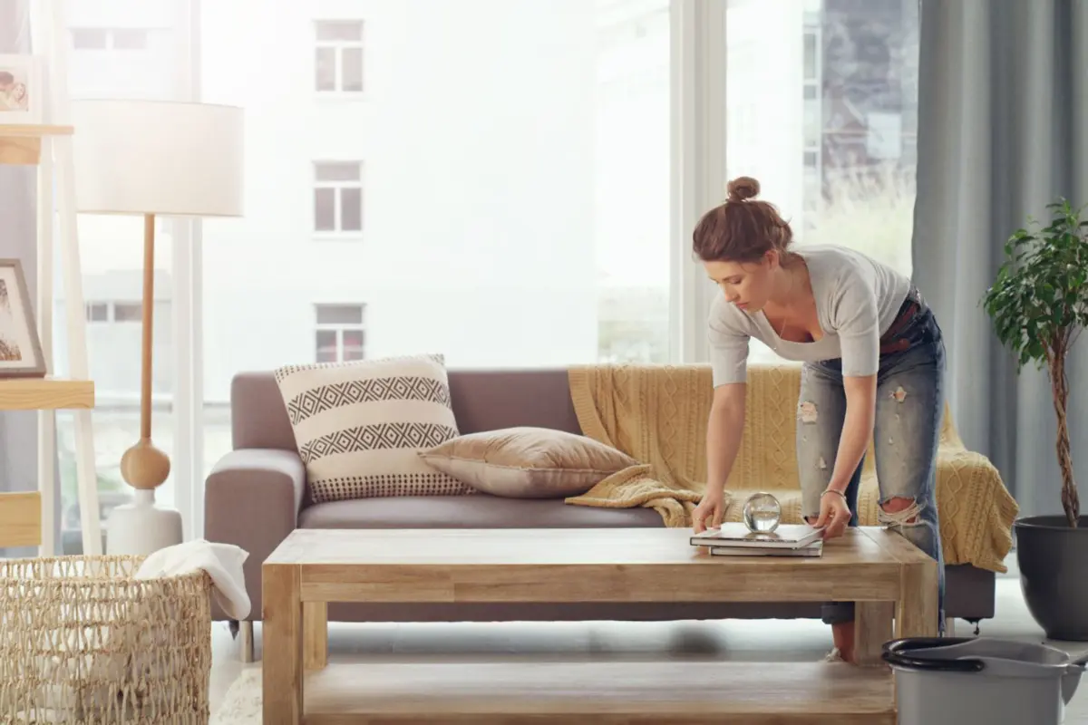 Uma casa arrumada ajuda no bem-estar