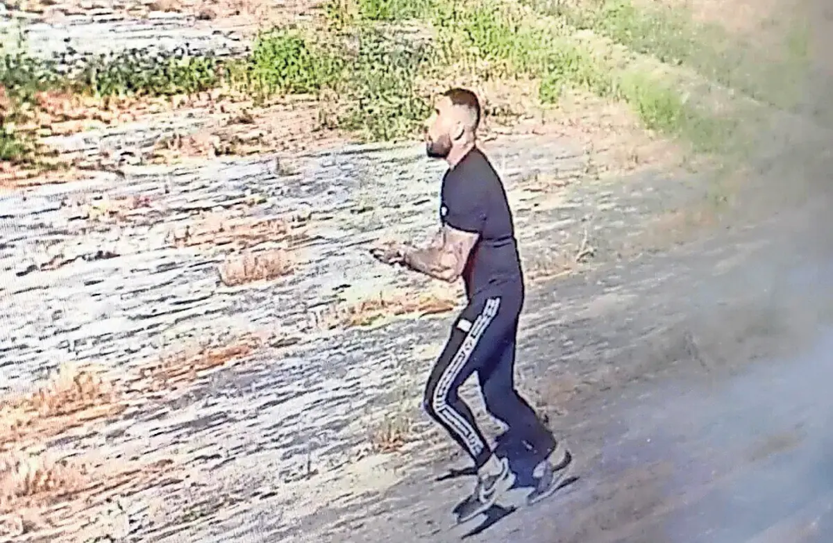 Imagem de Fábio no dia da fuga de Vale de Judeus