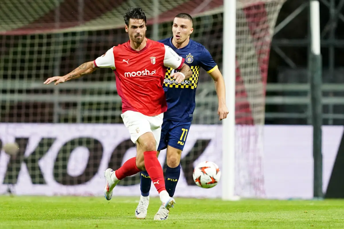 Imagem de contexto do artigo Braga vence Maccabi Tel Aviv em jogo com final de loucos