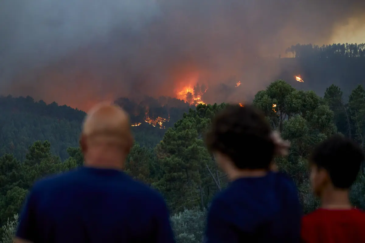 Incêndio em Silvares, no Fundão