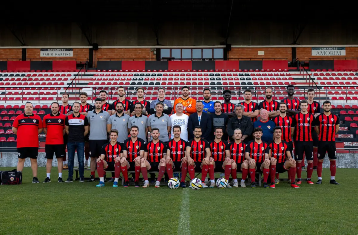 União de Lamas subiu ao Campeonato de Portugal