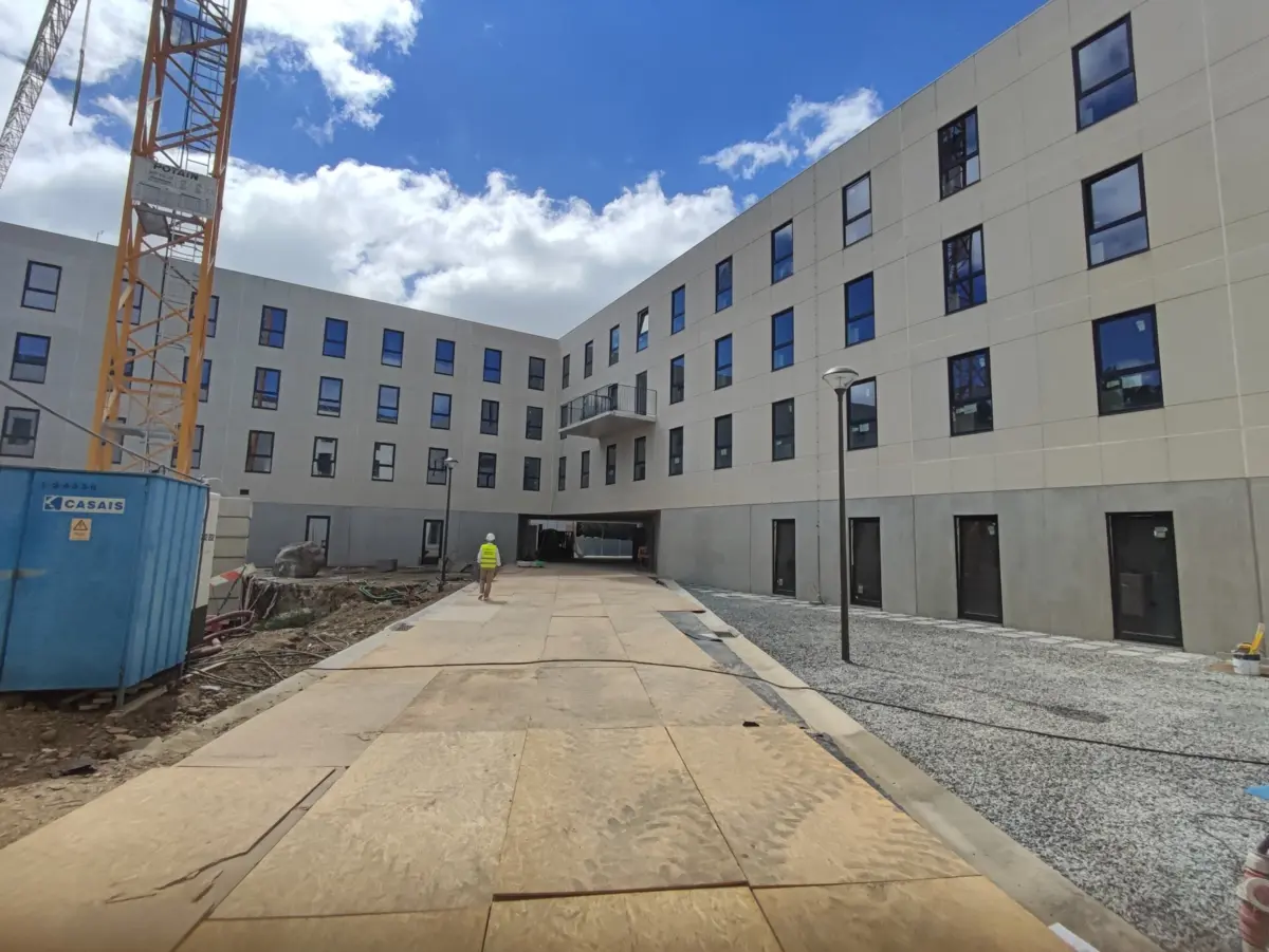 Nova residência de estudantes está quase pronta