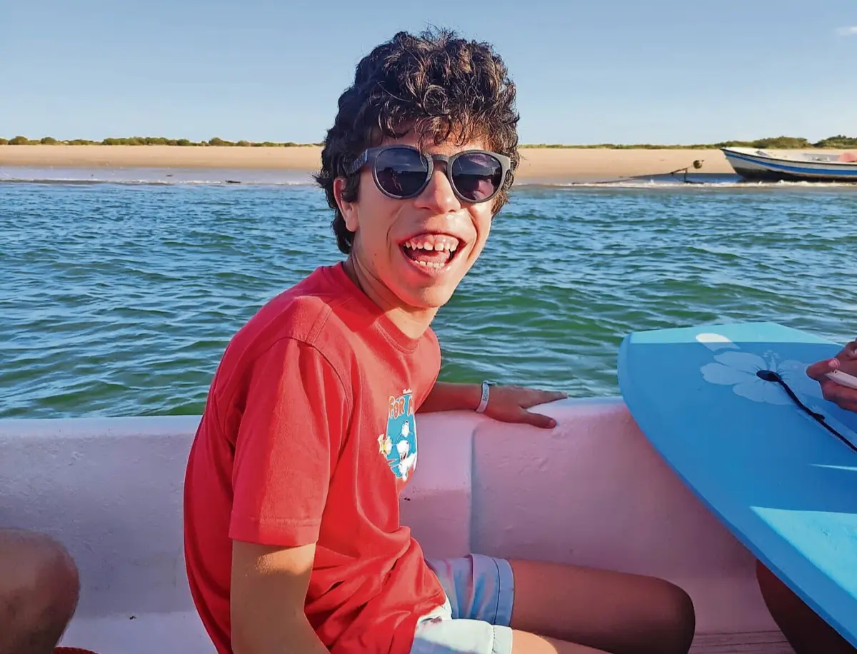 Mário nasceu na Madeira e tinha três anos quando a síndrome lhe foi diagnosticada