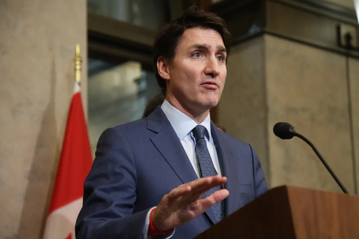O primeiro-ministro canadiano, Justin Trudeau