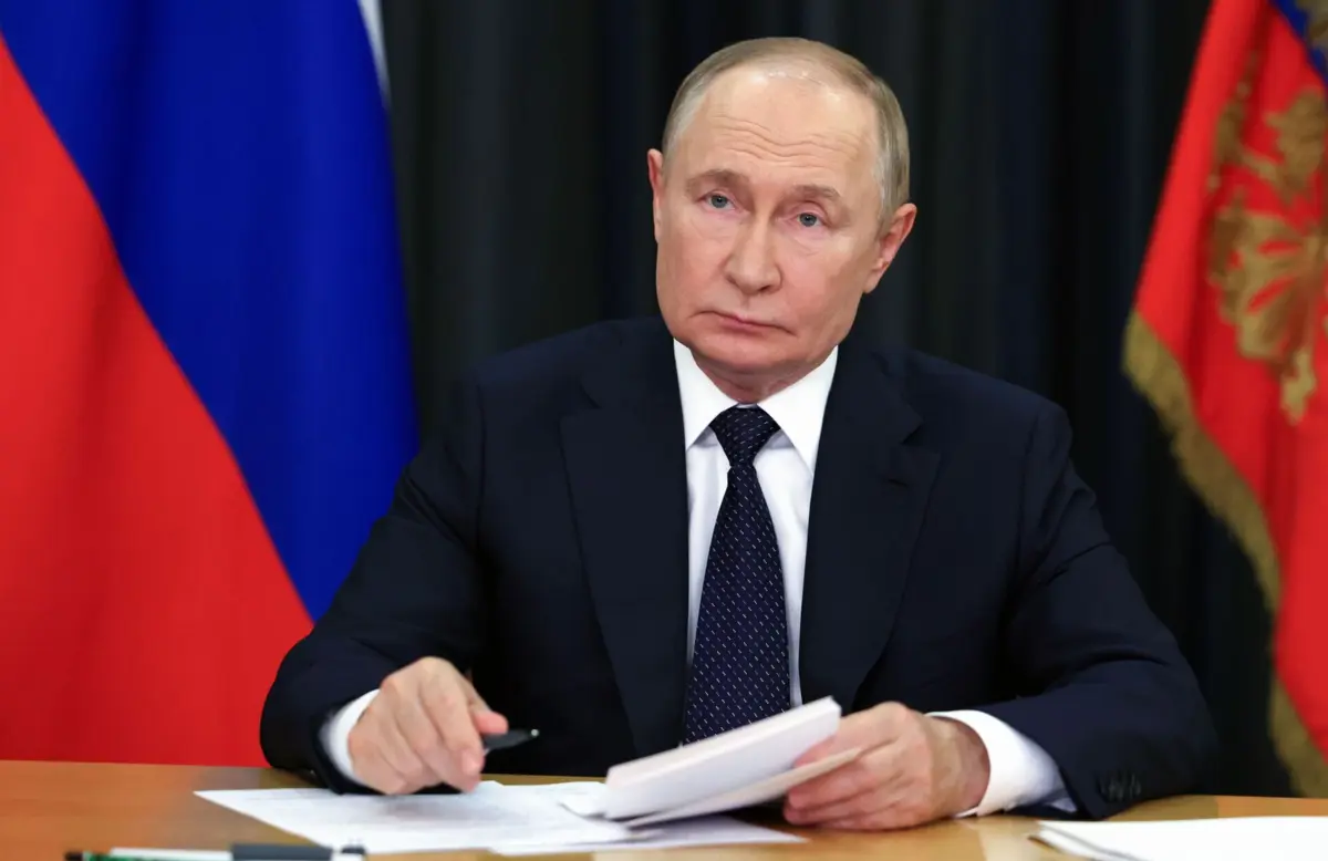 O presidente russo Vladimir Putin