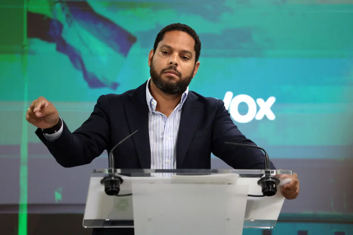 O secretário-geral do Vox, Ignacio Garriga.