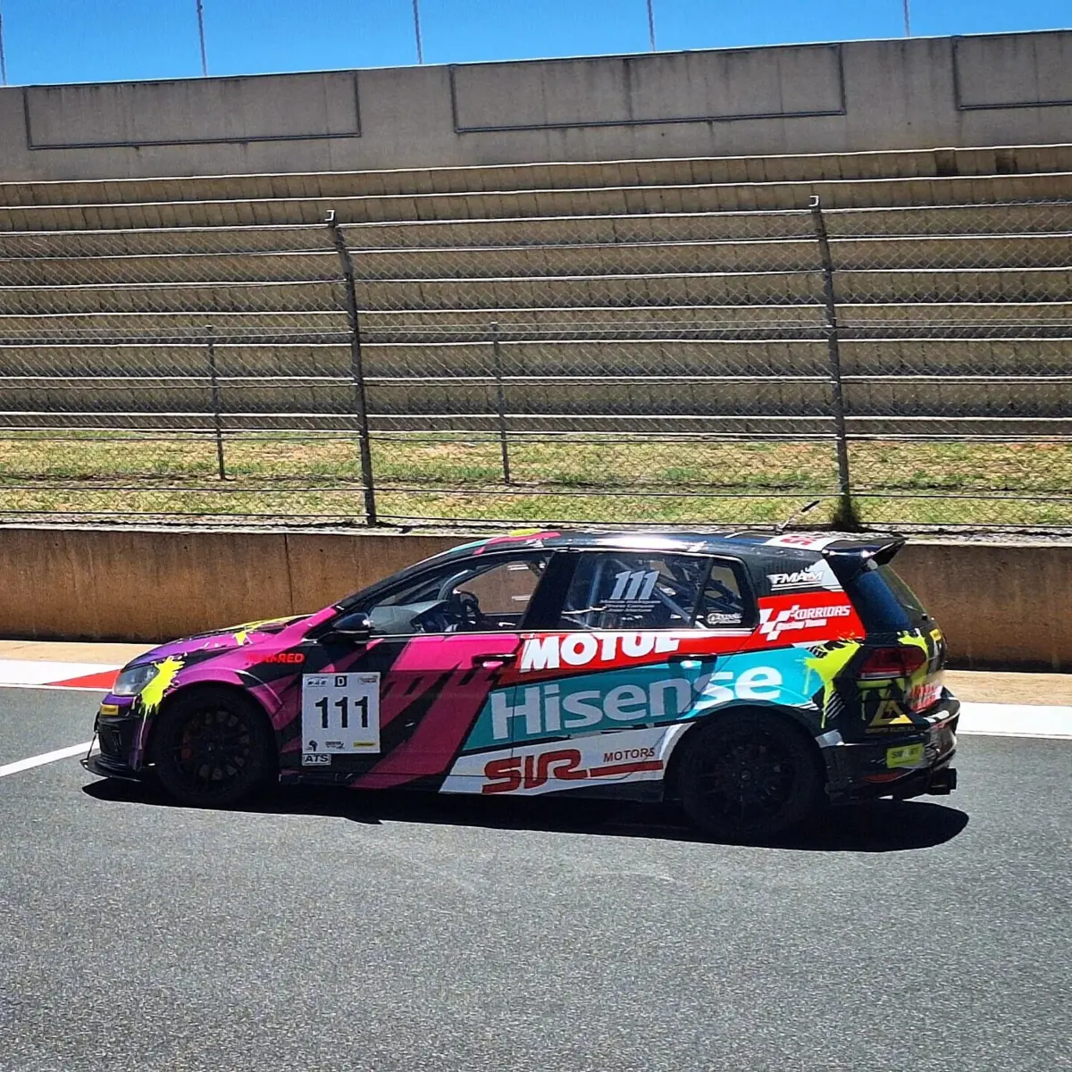 VW Golf da equipa luso-moçambicama "Korridas".