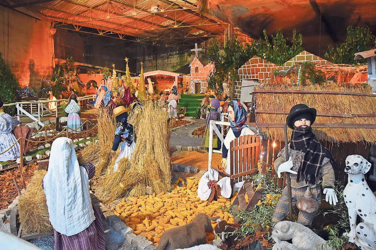 Garfe é uma aldeia dedicada aos presépios durante os 12 meses do ano