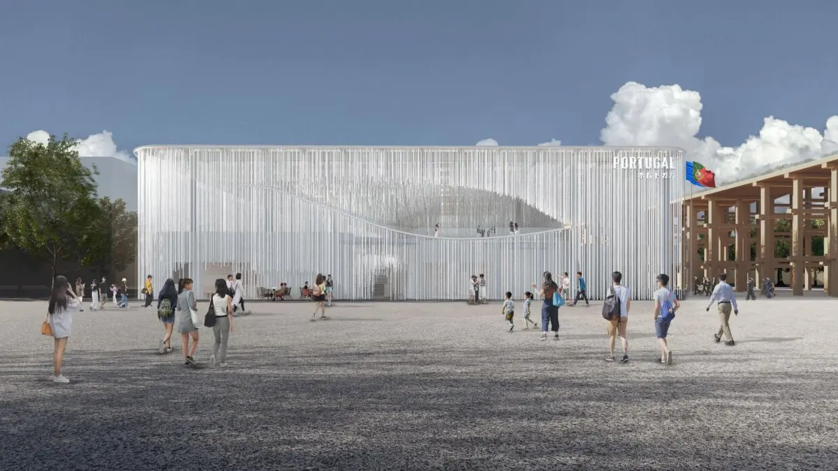 Espaço de Portugal foi projetado pelo japonês Kengo Kuma