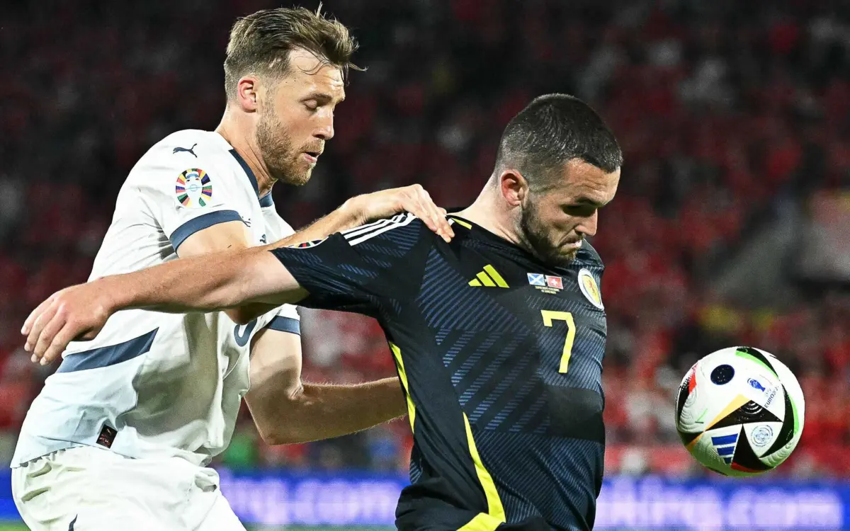 Equilíbrio reinou no jogo entre a Suíça e a Escócia