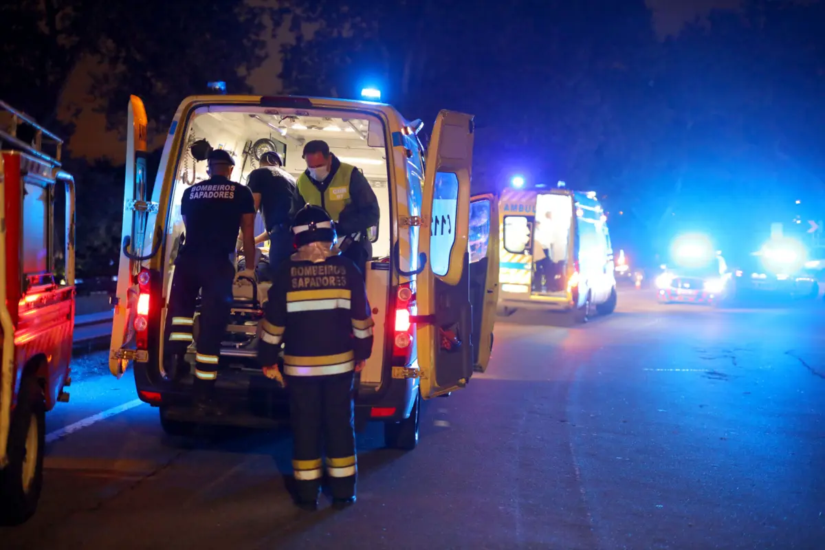 Feridos graves foram levados para o hospital de Coimbra