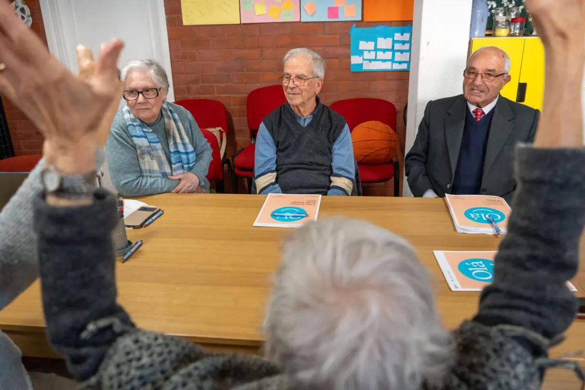 Além dos ateliês, os utentes propõem iniciativas