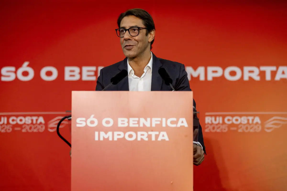 Rui Costa, presidente do Benfica