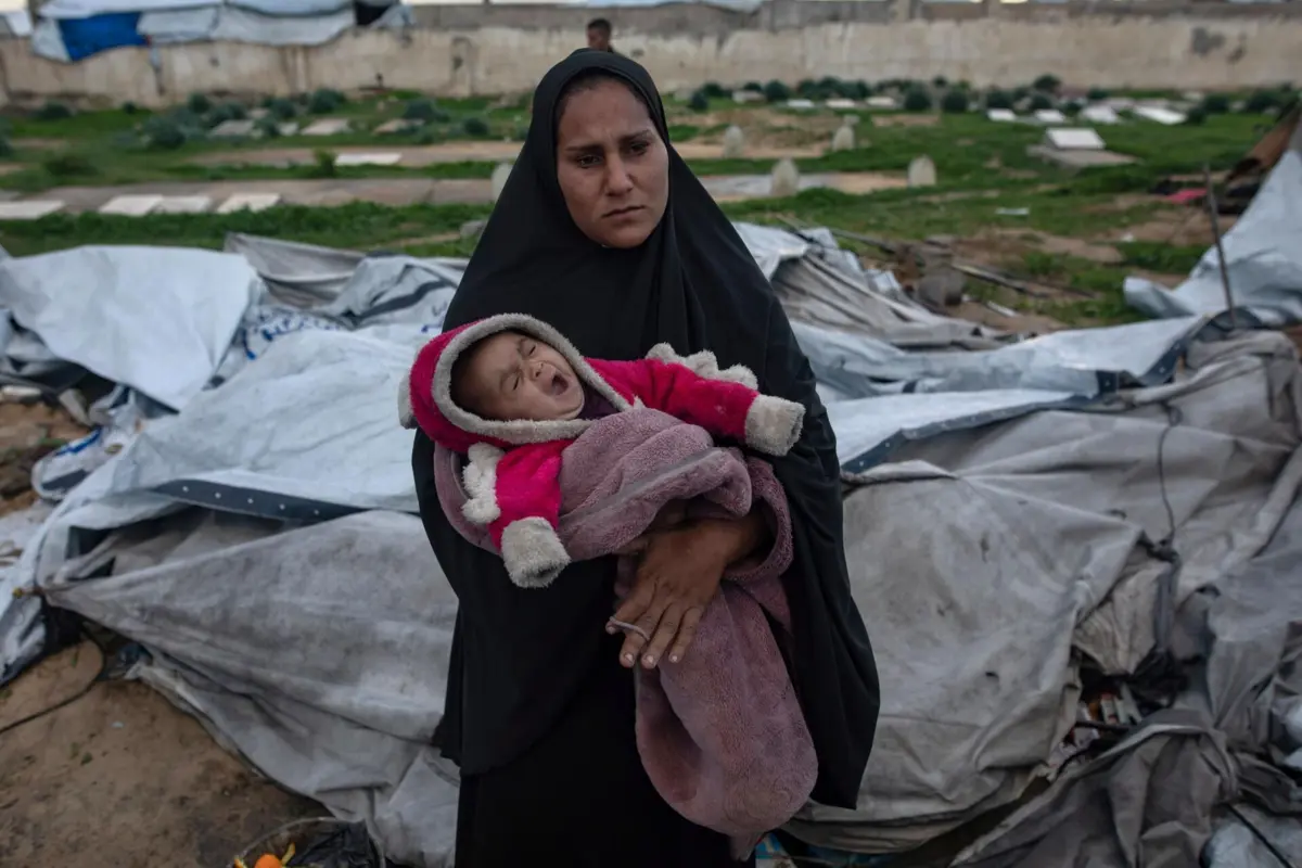 Imagem de contexto do artigo Chuvas torrenciais arrasam campos de deslocados na Faixa de Gaza