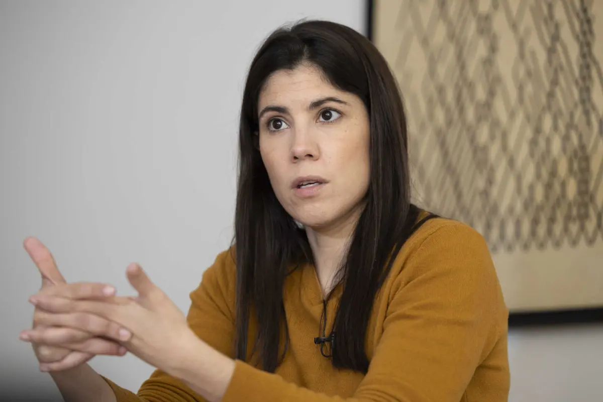 A coordenadora do Bloco de Esquerda, Mariana Mortágua