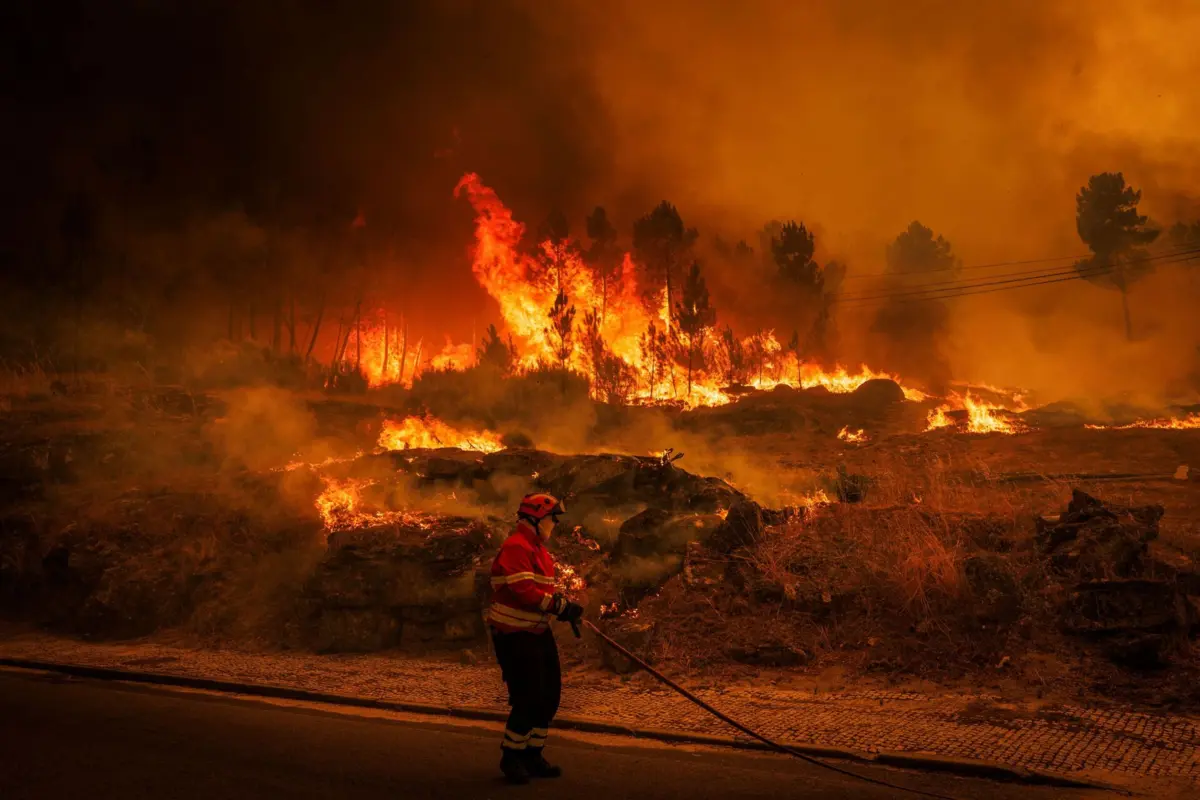 O autarca afirmou que o fogo atingiu várias casas