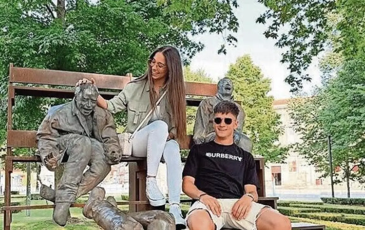 Em 2023, futebolista esteve no Porto com a companheira