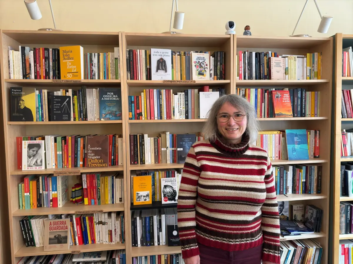 Susana Pratt está à frente de uma livraria portuguesa em Bruxelas
