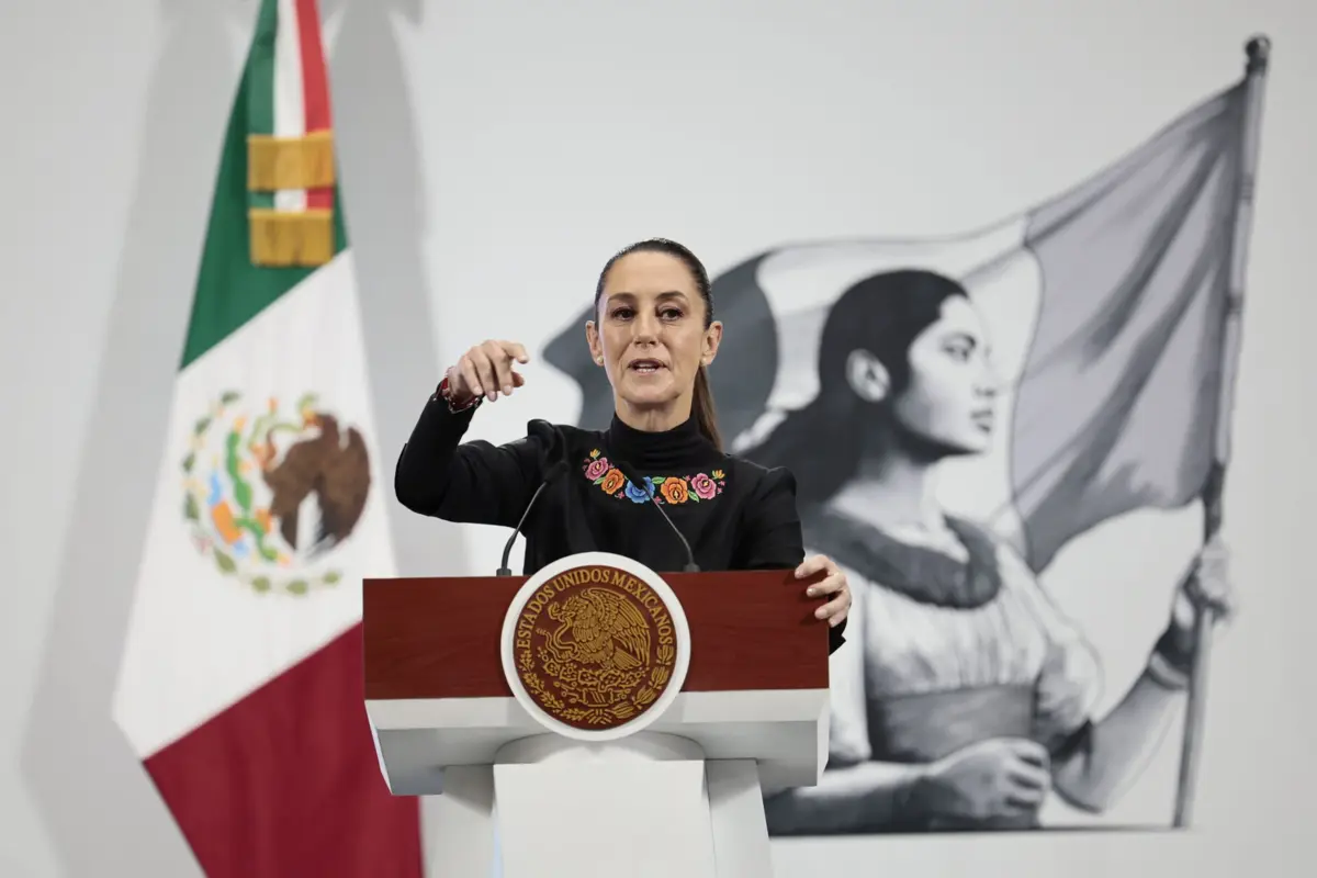 A presidente do México, Claudia Sheinbaum