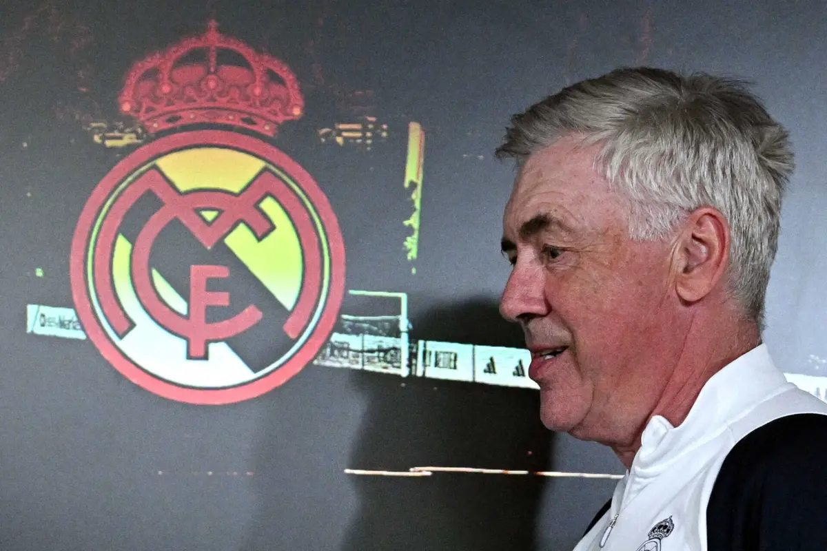 Carlo Ancelotti, treinador do Real Madrid