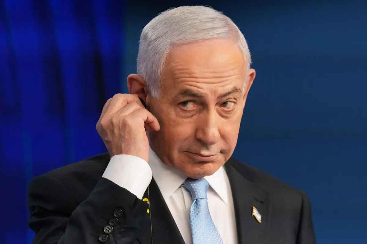 Primeiro-ministro israelita, Benjamin Netanyahu