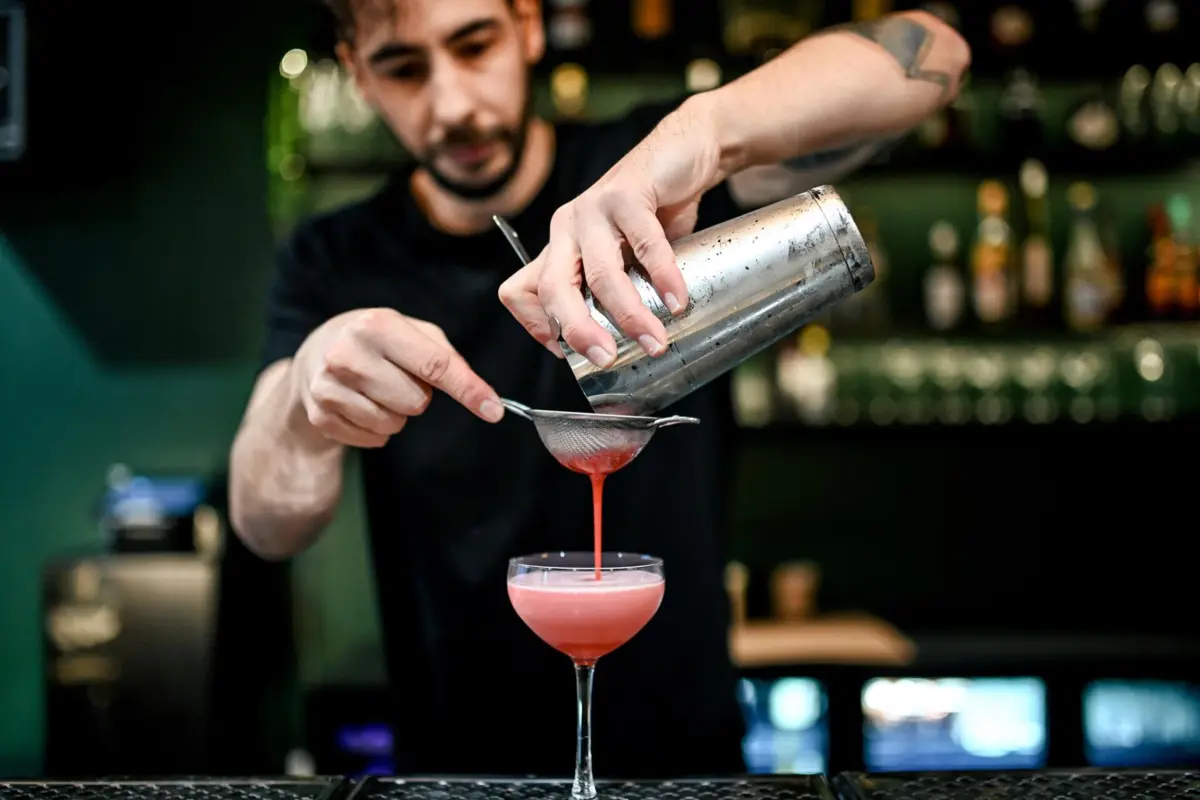 O bar Lusa, em Lisboa.