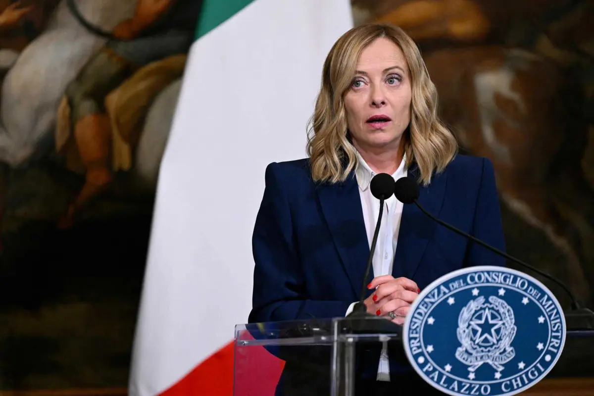Meloni, primeira-ministra de Itália