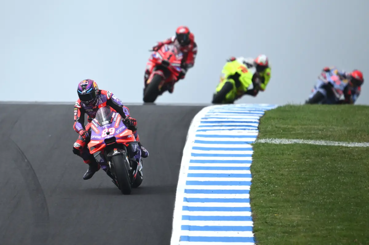 Jorge Martin chegou a esta corrida com 10 pontos de vantagem sobre o italiano Francesco Bagnaia