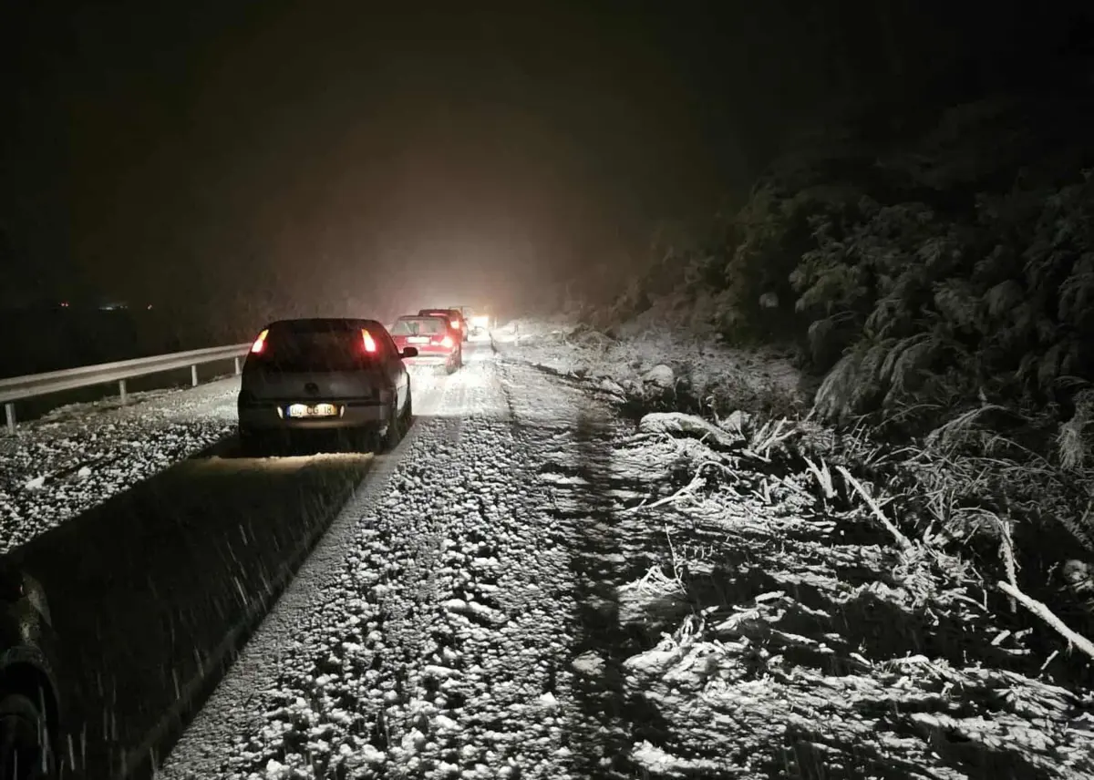 Queda de neve em Castro Daire