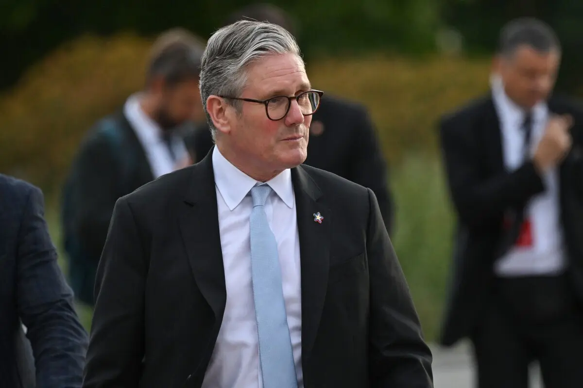 O primeiro-ministro britânico, Keir Starmer