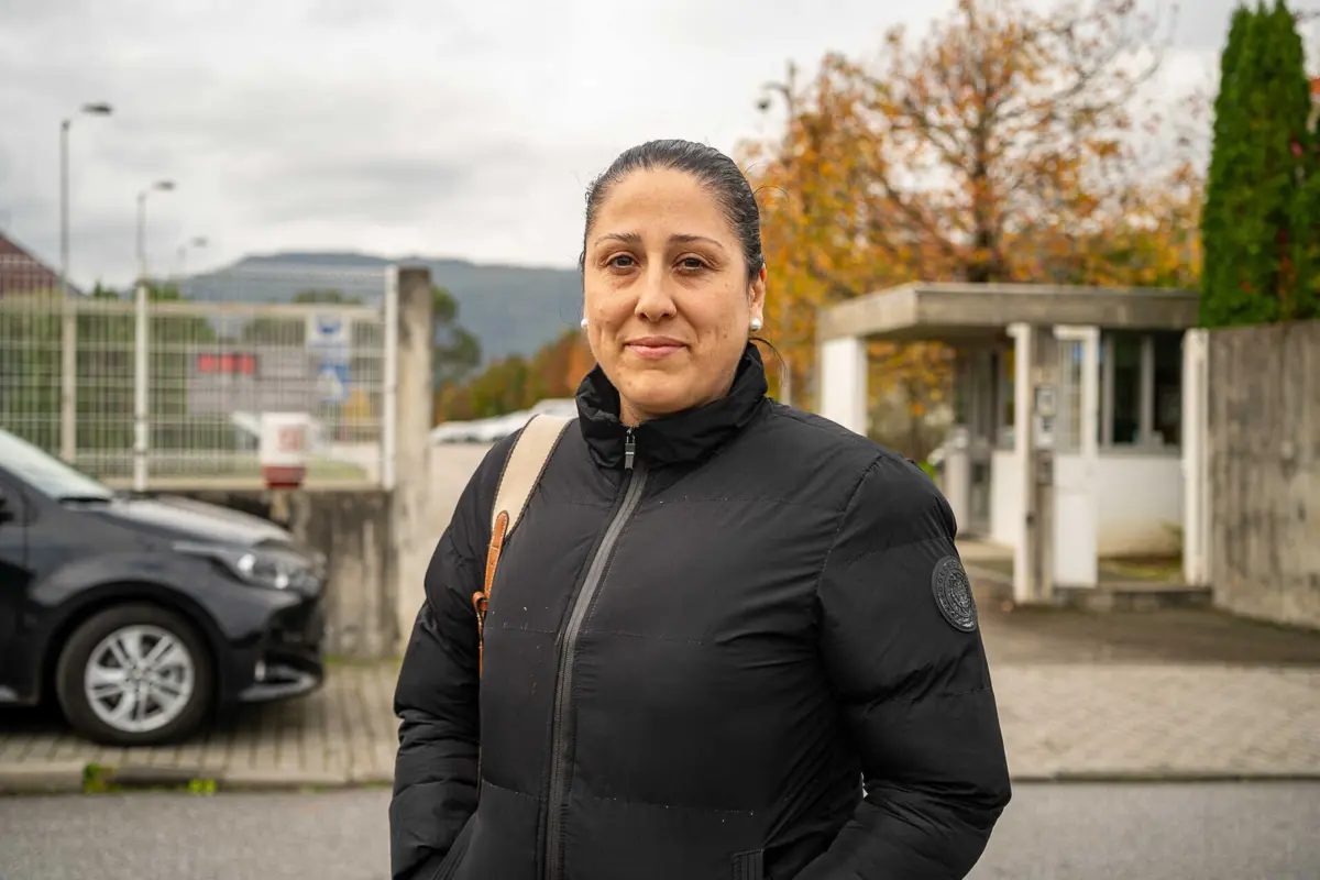 Catarina Almeida trabalha há quase 23 na fábrica da Coindu em Arcos de Valdevez