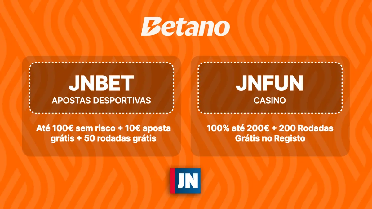 O código promocional Betano é JNBET para apostas desportivas e JNFUN para casino.