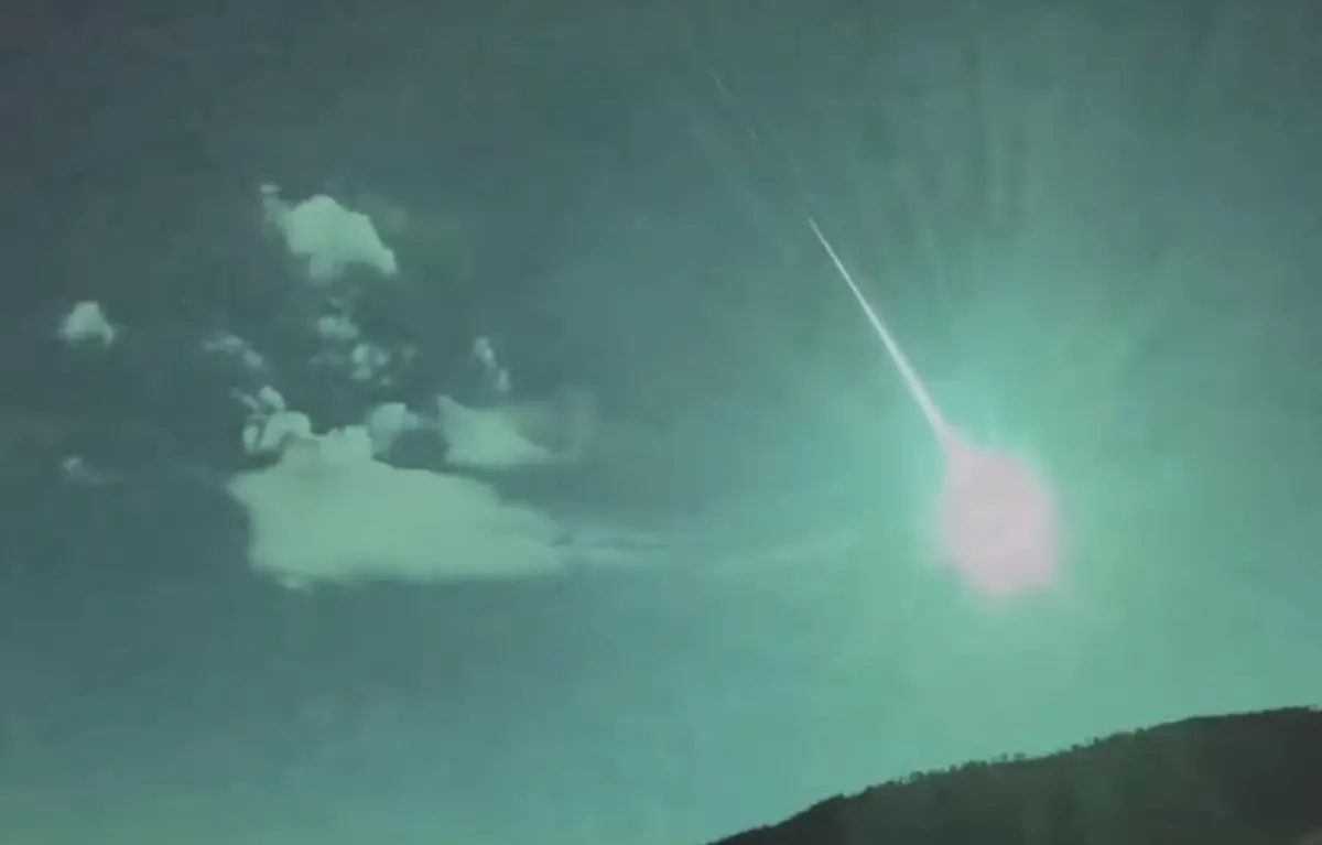 Um meteoro foi visto, na noite de sábado, em Portugal e Espanha