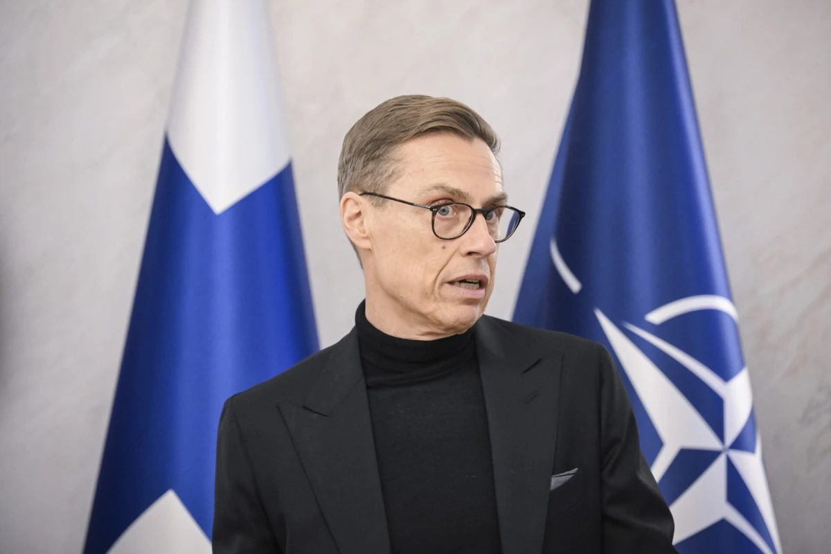 O presidente finlandês Alexander Stubb