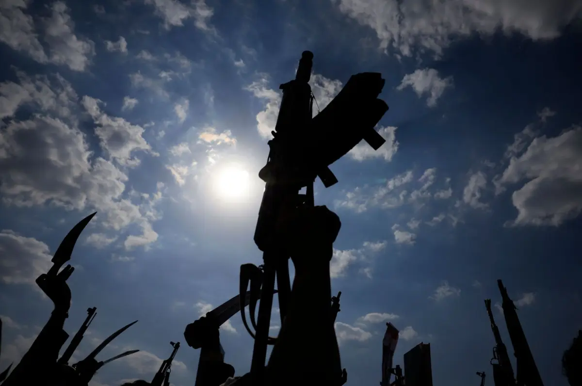 Imagem de contexto do artigo Huthis atacaram Israel com drones e míssil hipersónico