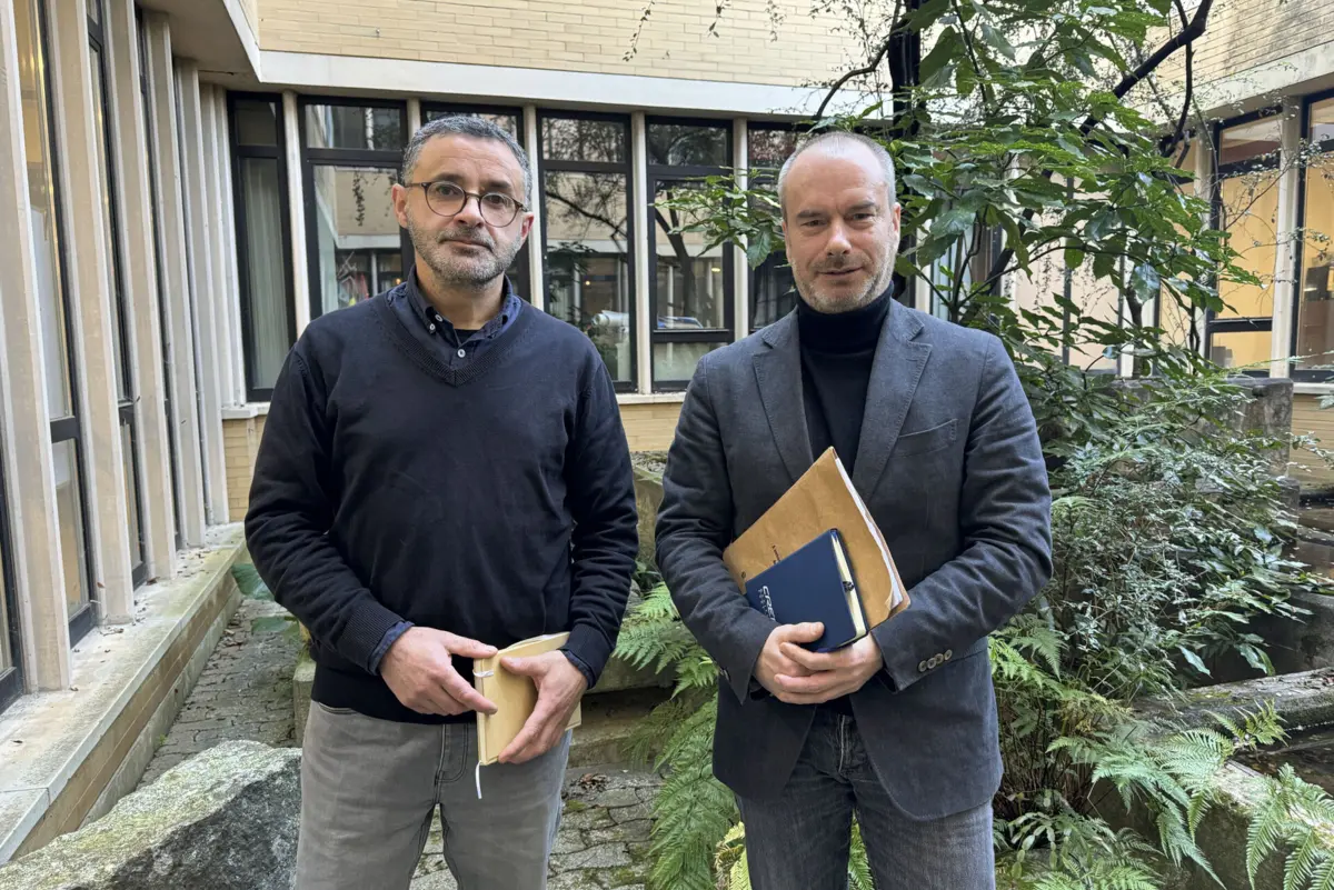 Octávio Sacramento e Pedro Gabriel Silva, investigadores que realizaram estudo