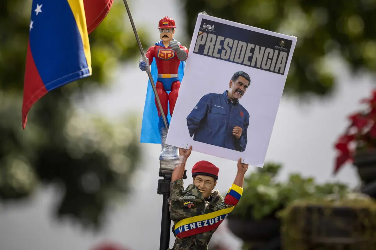 O Conselho Nacional Eleitoral (CNE) atribuiu a vitória ao atual presidente Nicolás Maduro
