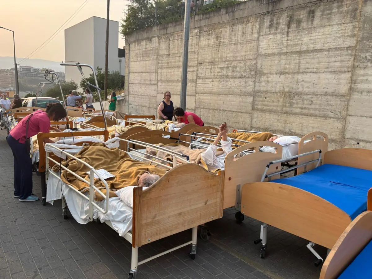 Os idosos que moravam no lar foram retirados da instituição