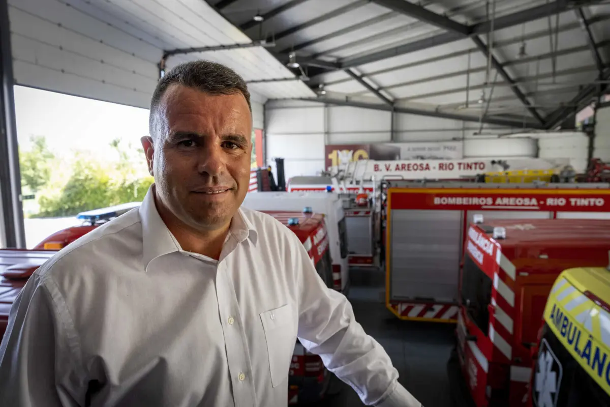 Marco Martins é bombeiro há 32 anos, agora terá funções de comando