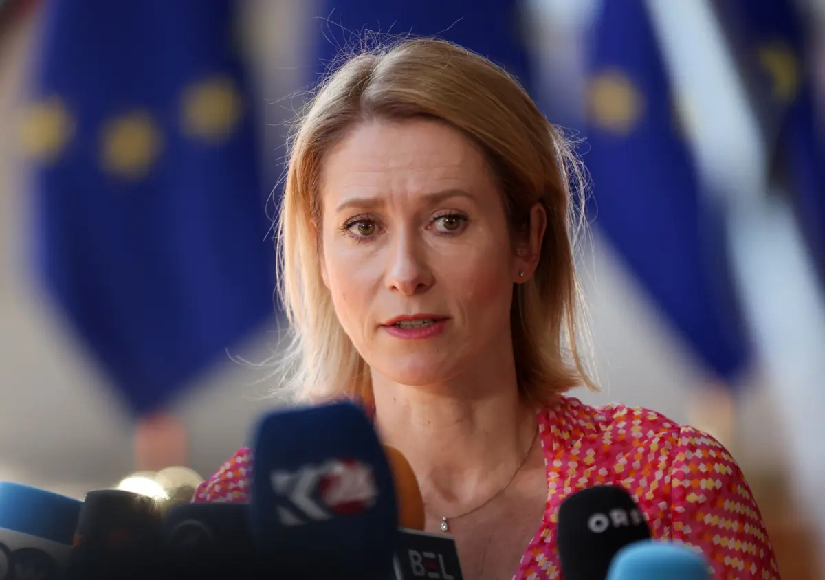 Alta-representante da UE para os Negócios Estrangeiros, Kaja Kallas