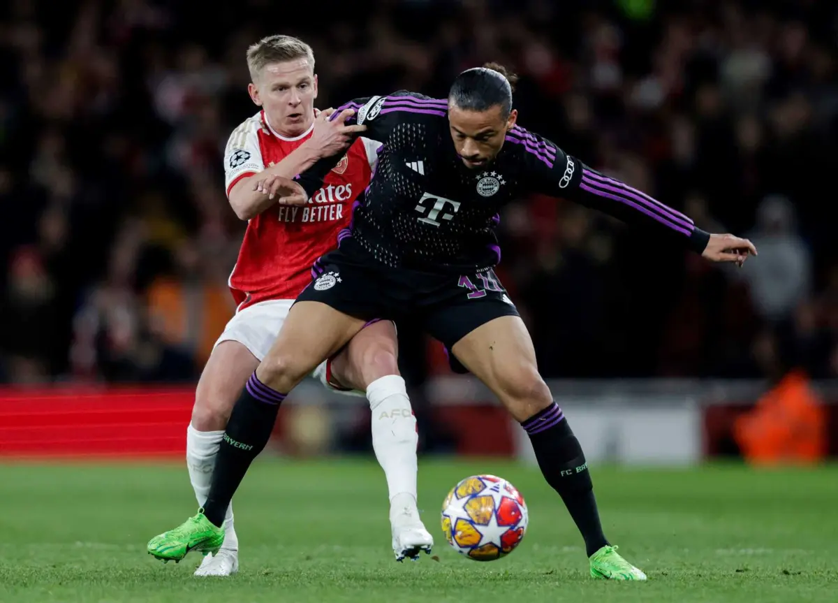Arsenal e Bayern empataram, 2-2, na primeira mão, no Emirates Stadium