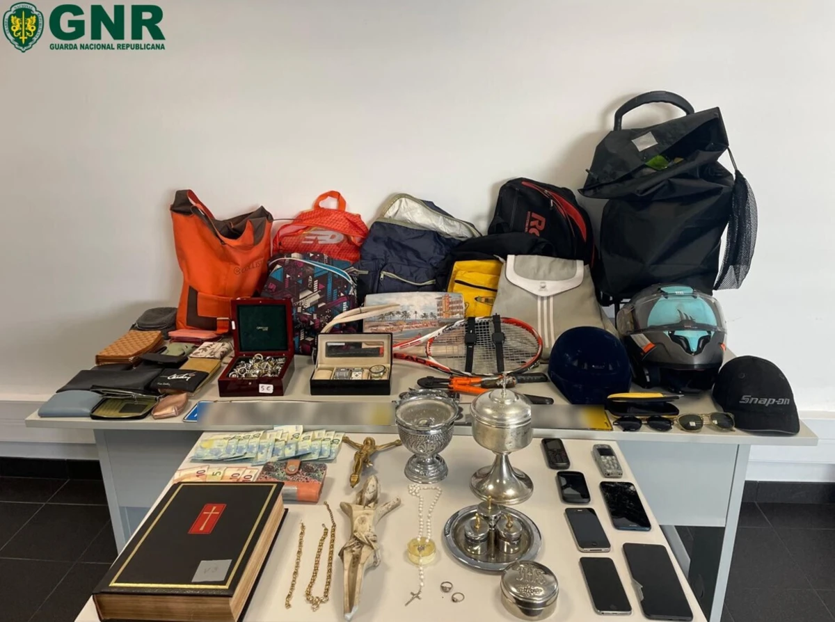 GNR deteve homem e recuperou artigos furtados