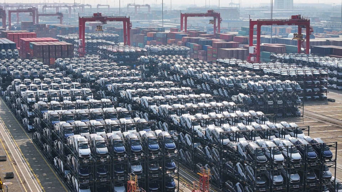 Imagem de contexto do artigo União Europeia avança com direitos de compensação às importações de carros elétricos chineses