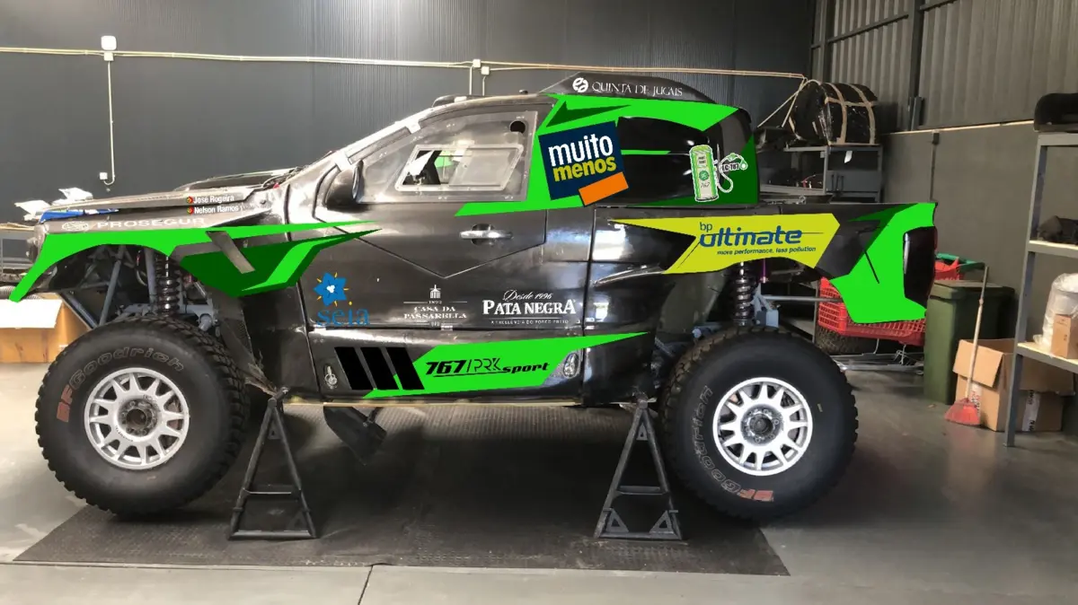 O Ford de José Rogeira, piloto que irá participar na prova