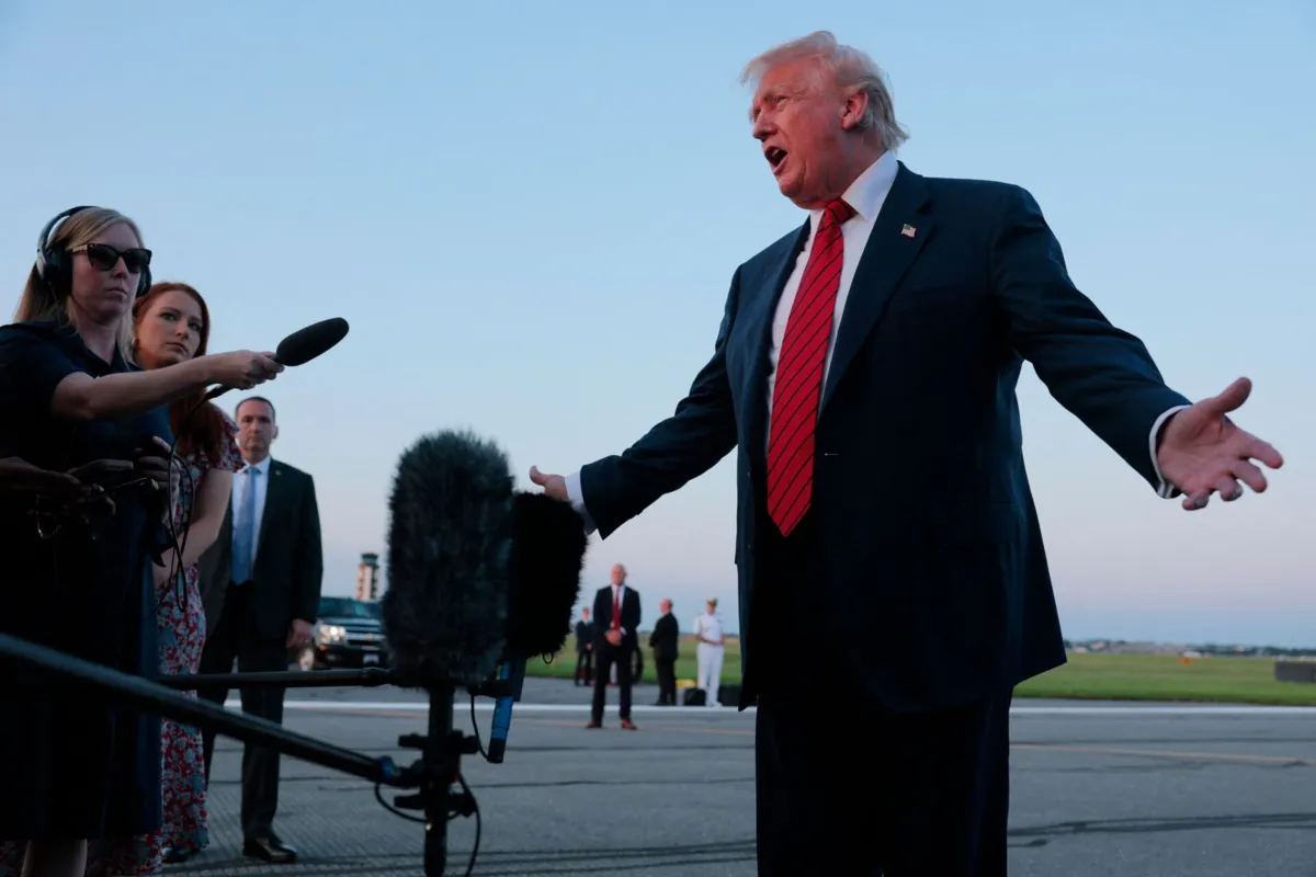 Trump expressou solidariedade para com a família real britânica